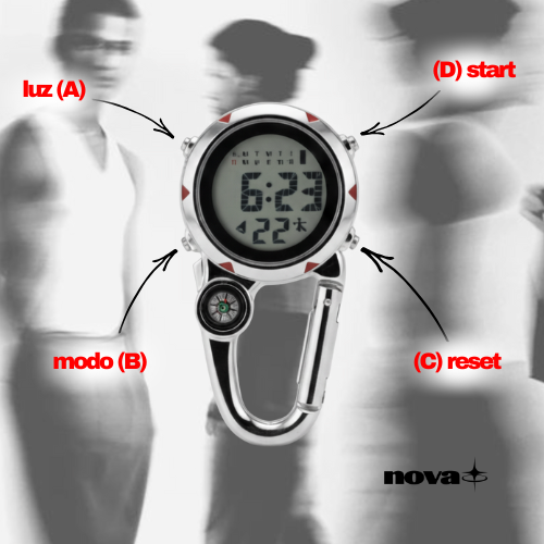 Reloj mosquetón - Serie NS-888